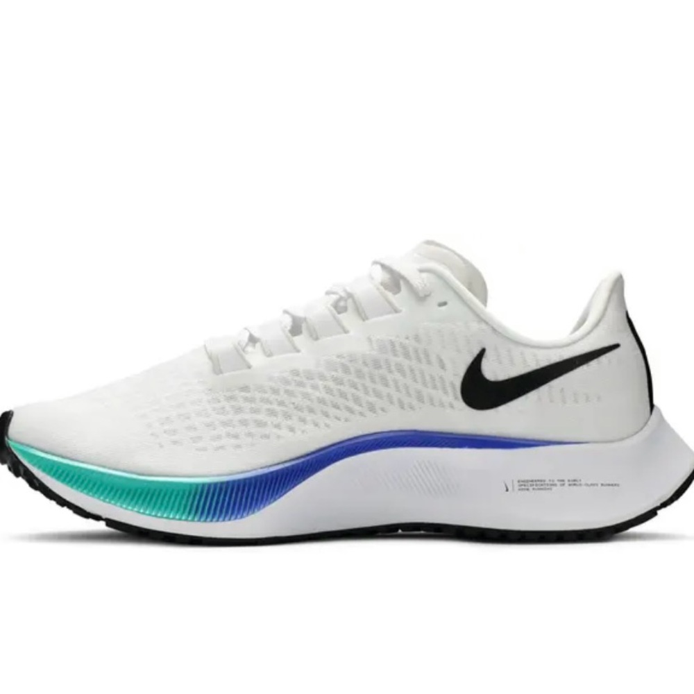 Nike Air Zoom Pegasus 37 White Multi - Picture 3 of 10